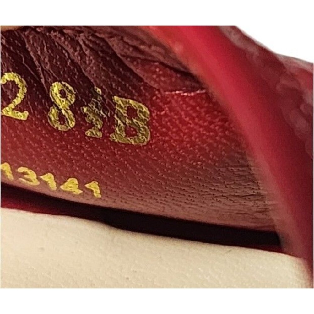 Cole Haan Red Patent Leather Peep Toe Wedges Size 8.5B Comfort - Picture 10 of 10